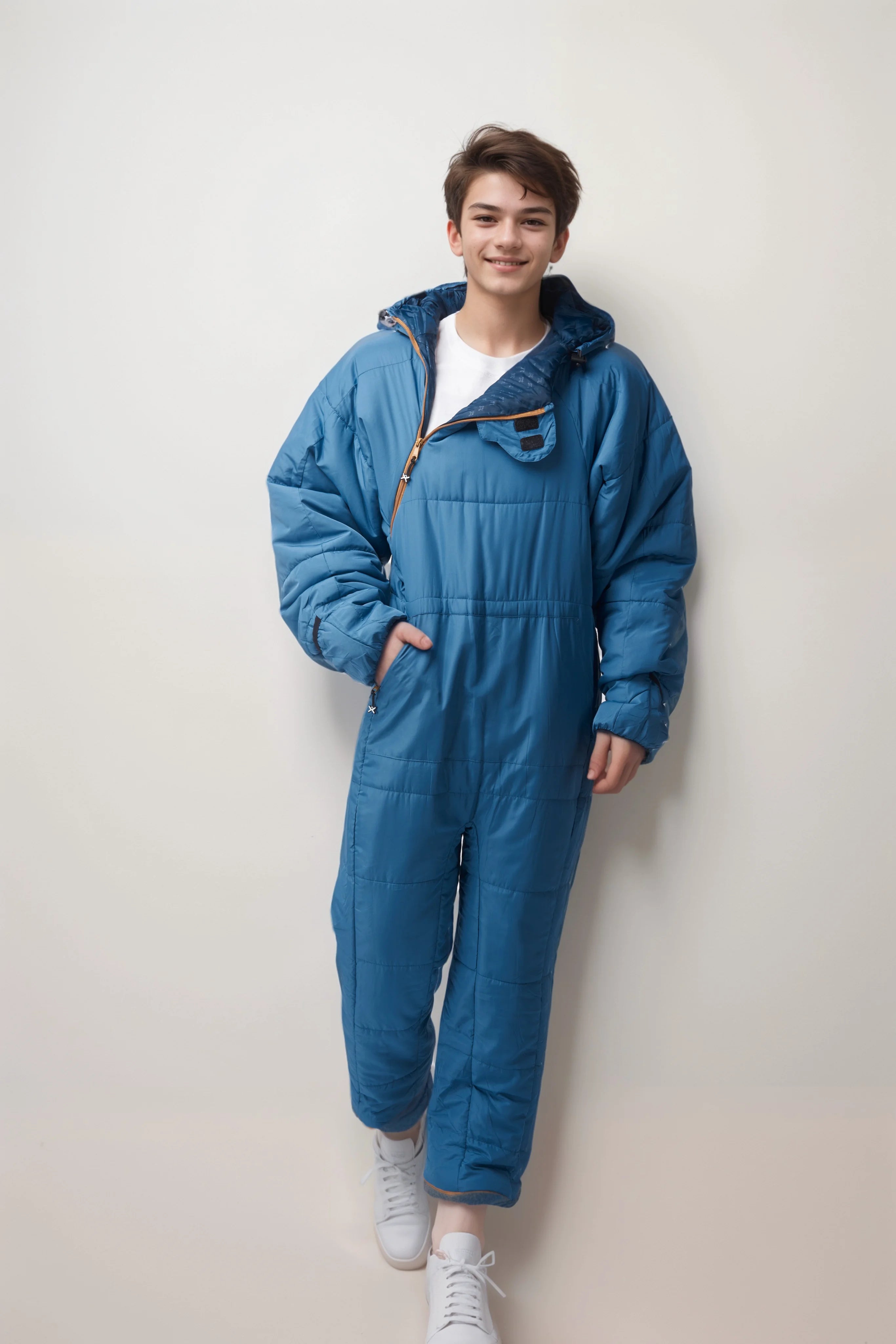 Kids - Foggy Blue - Selk'bag - The Original Wearable Sleeping Bag