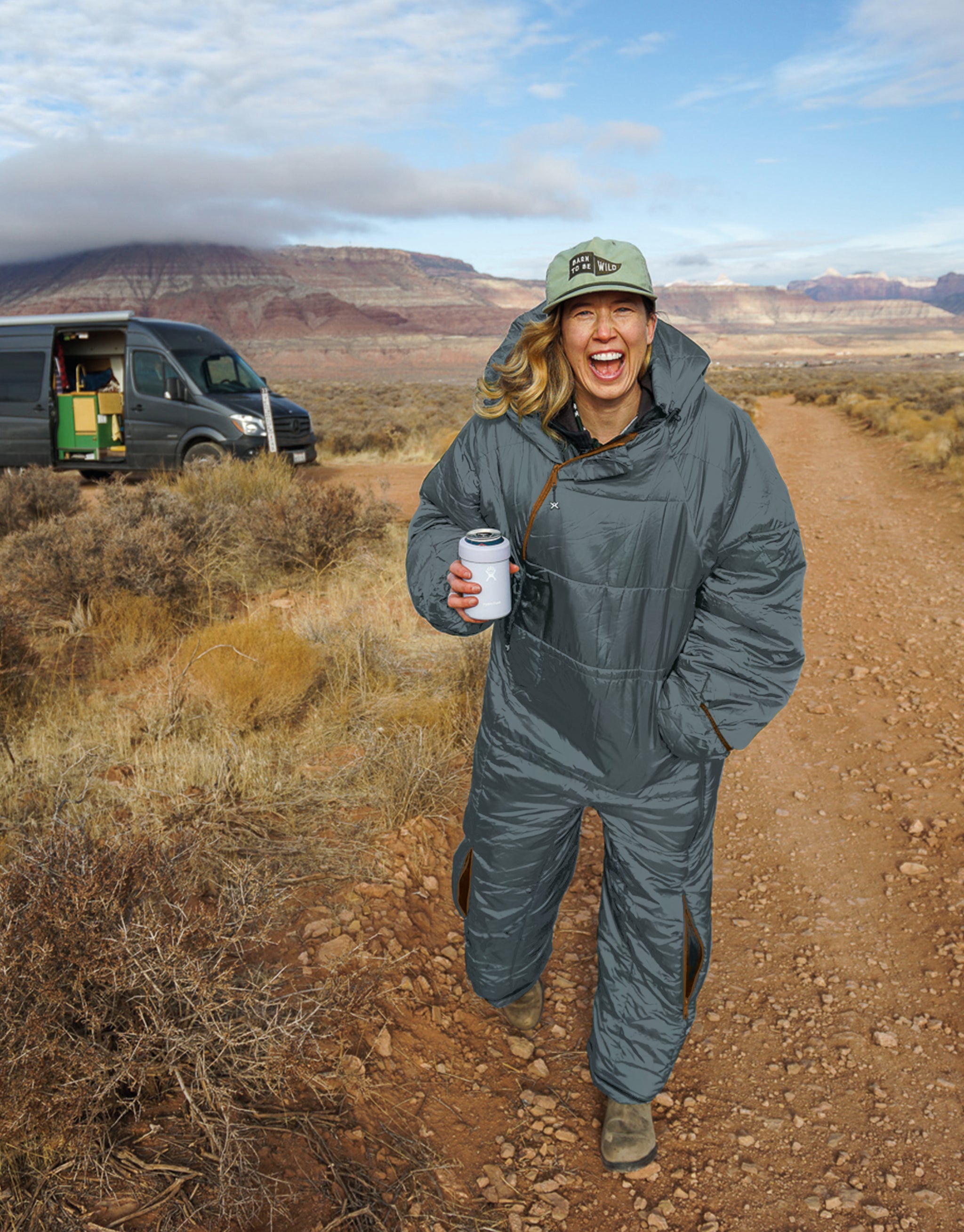 Selk'bag Wearable Sleeping Bag. Outdoor and Indoor Sleeping Bag for Camping, RV, van, road trips, traveling, hammocks, hiking, backpacking, lounging, blanket, tent, hunting, fishing, slumber parties.