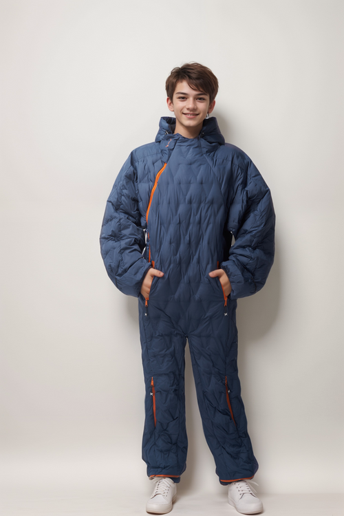 Kids - Pro Navy Blue - Selk'bag - The Original Wearable Sleeping Bag