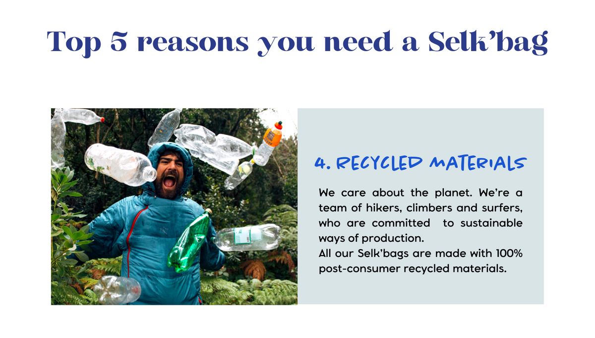 Top 5 reasons why you need a Selk'bag The Original Wearable Sleeping