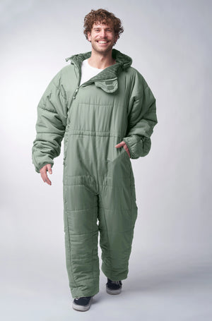 Selk'bag Lite Wearable Sleeping Bag - Outdoor and Indoor Sleeping Bags for Camping, Hiking, Travel, and Backpacking w/ Stuff Sack - Lightweight Sleeping Bag Suit - Temp Rating 48-55 degrees F – 100% recycled materials