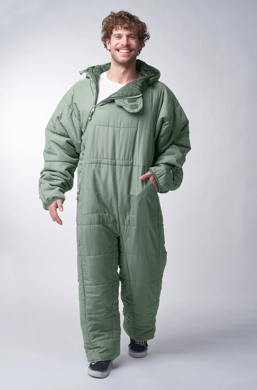 Selk'bag Lite Wearable Sleeping Bag - Outdoor and Indoor Sleeping Bags for Camping, Hiking, Travel, and Backpacking w/ Stuff Sack - Lightweight Sleeping Bag Suit - Temp Rating 48-55 degrees F – 100% recycled materials